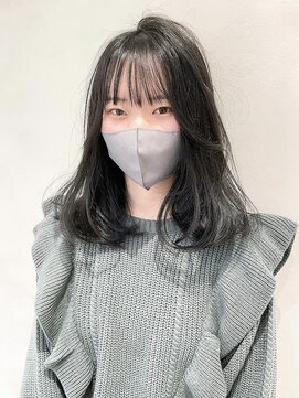 ザックラフィネ(ZACC raffine) ブルーカラー/姫カットレイヤー/ワンカール/韓国風巻き