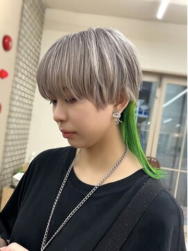 パークレーン アイス イヴェン(park lane ICI yeven) ダブルカラーハイトーンデザインカラーブリーチYUKI