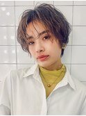 〈a7〉ショート韓国ボブハイライト髪質改善ブリーチ前髪20代30代