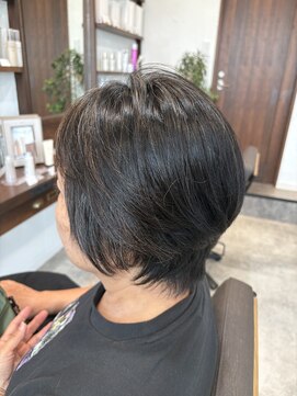 モア ヘアデザイン バイ オリジンズ つくばみどりの店(moA hair design by Origins) 流しめショート