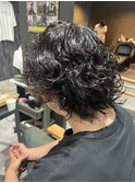 サーフカール/スパイキーショート/ブルーブラック/柏