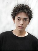 渋谷スパイキーパーマスパイキーショート刈り上げショート