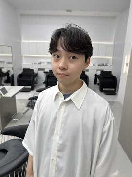 ザザ ZA/ZA 茗荷谷 メンズカット/流れるニュアンスパーマ