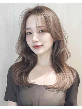ハム 立川(hum) ココアベージュ/オリーブグレー/小顔/黒髪[立川/髪質改善]