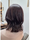 ラベンダーグレージュ×ミディアム