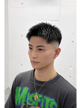 メンズ ラピス(Men's Lapis) 【清潔感×色気】王道フェードのメンズベリーショート