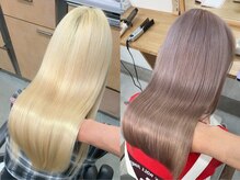 負担を最小限にするケア設計ブリーチ[芦屋駅/縮毛矯正/ハイライト/白髪ぼかし/MEN'S]