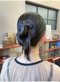 ◎透明感艶髪まとめ髪お呼ばれヘアアレンジ韓国風