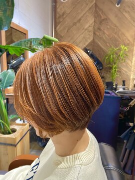 ヘアードレスビュー(hair dress V.I.E.W) オレンジカラー