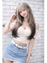 リアン(Lien) ホワイトアッシュベージュ×エンドカラー