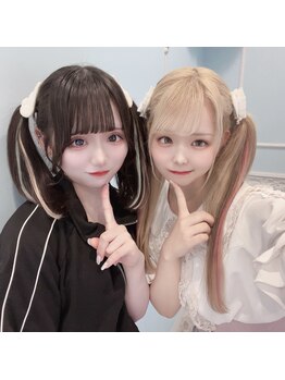 新宿コットン(cotton hair)の写真/短時間で大変身インナーエクステ,ポイントエクステ