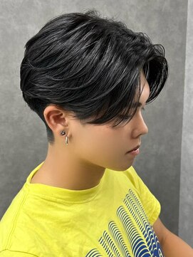 エルマーク 和歌山(L-MARK) マッシュヘア/黒髪/メンズカット/men's/フェザーパーマ