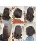 【カット、カラー5%オフ】60日以内カット＋艶カラー＋トリートメント