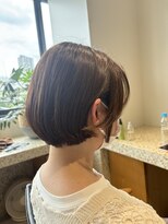 スリー(three.)&nbsp;丸みショートボブ