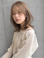 ピース バイ シータ(PEACE by CITA) 【アキヒロ】柔らかベージュ×ミディアムレイヤー20代30代40代