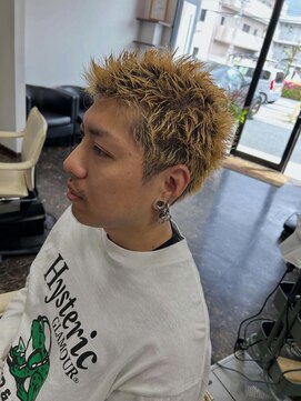 オークラブヘアースタジオ(O-CLUB hairstudio) スパイキーボウズハイトーン