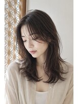オアシスアヴェダ ザ・ペニンシュラ東京(OASIS AVEDA)&nbsp;セミロングレイヤーニュアンスパーマ日比谷有楽町20代30代40代