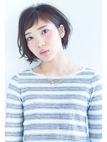 リル 8F 銀座(Rire)&nbsp;【Rire-リル銀座-】くせ毛風☆エレガントショートバングボブ