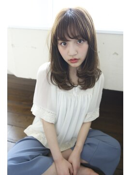 インビテーション(invitation) 【光に透ける透明感カラー】アッシュミディアムワンカール