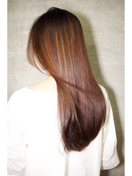 ウェイク ヘアー メイク(wake hair make) 乾かすだけ◎艶感ストレート×透明感美肌ナチュラルカラー