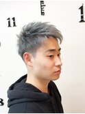 シルバーグレー×爽やかメンズカット【八王子】【府中】【日野】