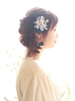 ヘアガーデンチェレステ(hair garden celeste) ☆リンネル系簡単アシメアレンジ☆