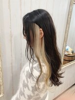 オアフ(Oahu)&nbsp;インナーホワイトグレー×ロング