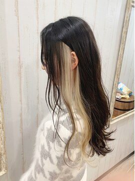 オアフ(Oahu) インナーホワイトグレー×ロング