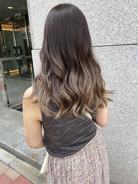 レトン 銀座(leton) Aラインボブ/マロンベージュ/かきあげ[東銀座/銀座]