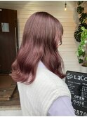 20代30代40代大人かわいい愛されシアーピンクベージュ