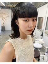 シアー(siar)&nbsp;ワイドバング　ブルーブラック