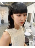 ワイドバング ブルーブラック