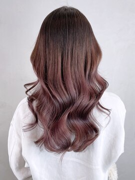 アイティーバイアルバム 下北沢店(IT by ALBUM) ラベージュロング_外ハネボブセクションカラー_ba361461