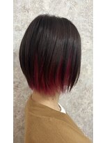 シュガービー(SUGAR-B)&nbsp;ピンクインナーカラーボブ