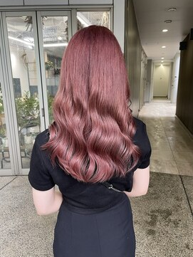 ロンドシェリ 仙台(Lond Cheri) ワンレン黒髪ボブルフ/ケアブリーチ/美髪/ダブルカラー/仙台