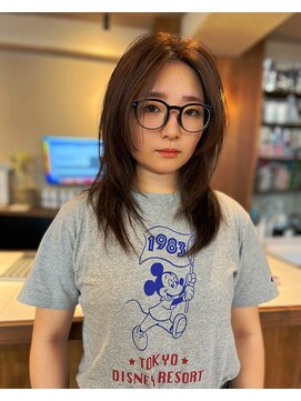 ジャンクス 千葉(junks) ライトベージュ　レイヤー　ミディアム