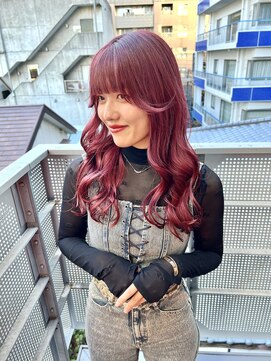 チュダック(ChuDuck) 韓国風《カシスピンク》ブリーチ/ケアブリーチ/ダブルカラー