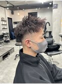 ツイストパーマ スキンフェード メッシュ メンズカット 葛西