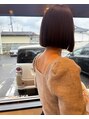 アグ ヘアー ホワイト 福島東店(Agu hair white) きりっぱなしBob＊