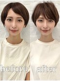［岩井style］20代30代40代50代ショートbefore after