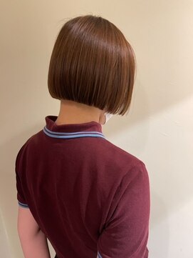 カンナ オーガニック ヘアデザイン(CANNA ORGANIC & HAIR DESIGN) 【CANNA/ケアブリーチ】ミニボブブラウン
