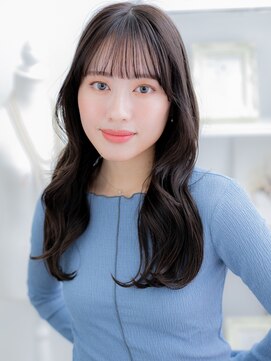 モッズヘア 上尾西口店(mod's hair) ゆるふわ波巻きウェーブ黒髪小顔ウェットヘアa上尾