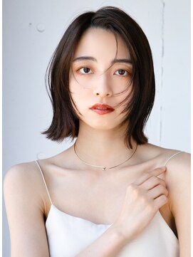 レノラ 本町(LENORA) 20代30代大人かわいいナチュラル暗髪エアーストレートヘア