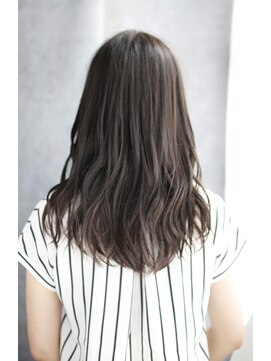 シュシュット(chouchoute) レイヤーカットウェットヘアデザインカラーオリーブベージュ/164