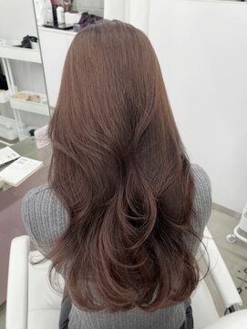 エヌアイ オモテサンドウ(ni omotesando) 暖色ブラウンカラー/ピンクブラウン/韓国くびれヘア 上野