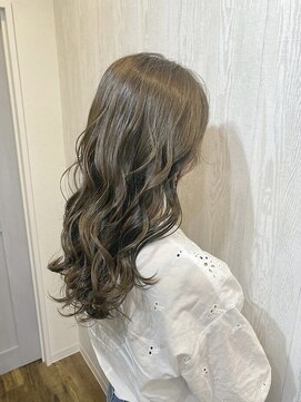 テーラヘアー つくば研究学園店(TELA HAIR) MIXウェーブ×オリーブグレージュ【TELA HAIR つくば研究学園】