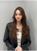 韓国風/レイヤーカット/ショコラブラウン/20代/10代