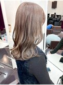 韓国風巻き大人クラシックメルティカラーブラウンカラー新宿
