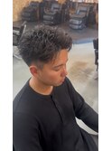刈り上げスパイキーショート
