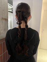 トッド(tod)&nbsp;ヘアセット　ヘアアレンジ　お呼ばれヘア　カチモリ　丸の内